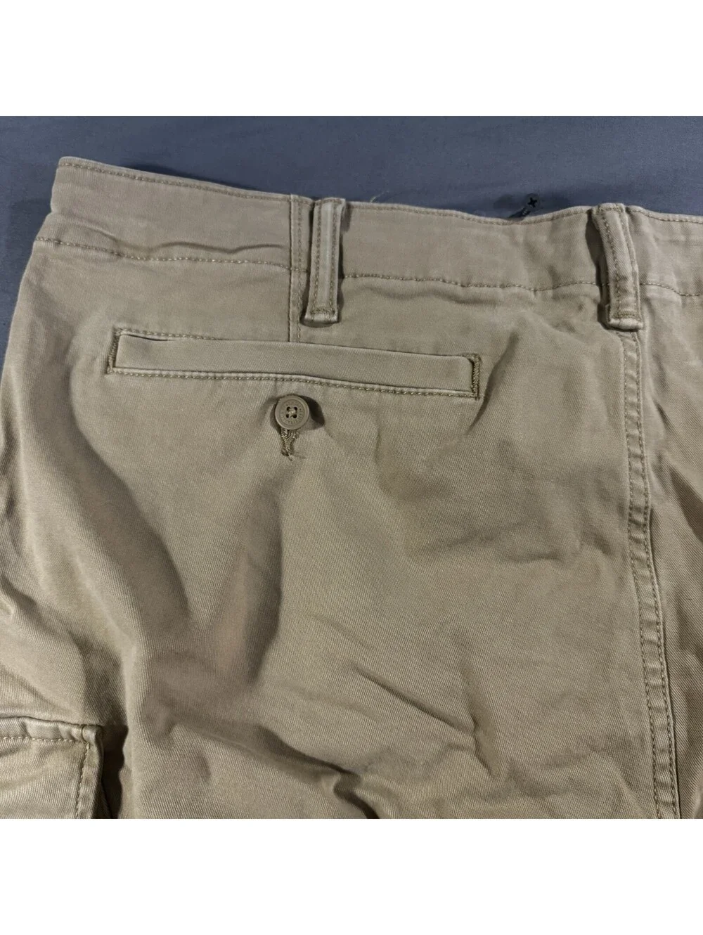 Levis XX Cargo Taper Pants Mens Khaki Tan Canvas Utility Streetwear Size 38x30